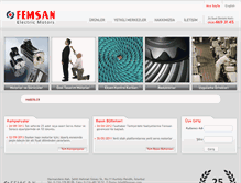 Tablet Screenshot of femsan.com.tr